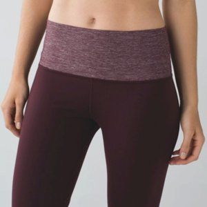 Lululemon Maroon Groove Pant Flare